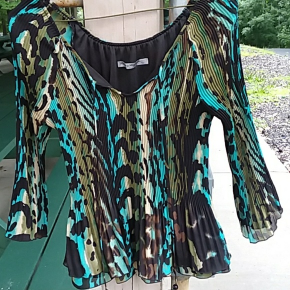 Signature by Larry Levine Tops - SIGNATURE BY LARRY LEVINE PETITE SMALL TOP